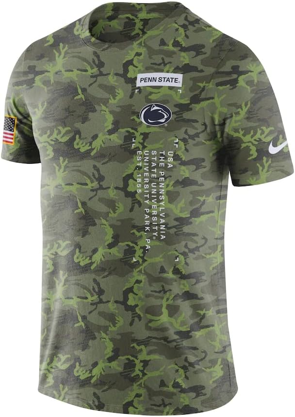 Nike Férfi NCAA Terepszínű Katonai Elismerését Dri-FIT Póló