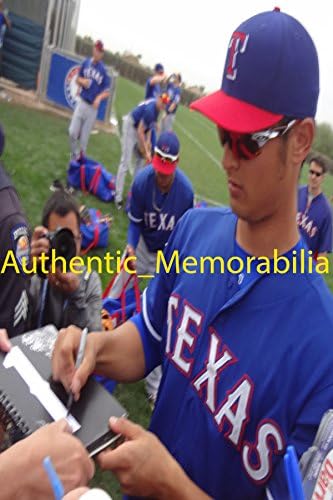 Yu Darvish Aláírt Egyedi Jersey W/BIZONYÍTÉKA, Kép Yu Aláírása Nekünk, a World Baseball Classic, Bajnok, Csapat Japán, a