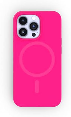 BŰNCSELEKMÉNY - Elegáns Neon Rózsaszín hátlapot iPhone 12/12 Pro Kompatibilis MagSafe - 360° Ütésálló Védő Esetekben Tervezett