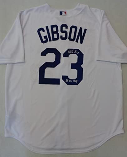 Kirk Gibson Dedikált Los Angeles Dodgers Nike Jersey w/ 88 NL MVP - Dedikált MLB Mezek