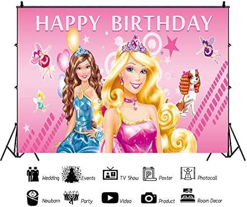 Hátterekkel Téma Fotózás a Lány Születésnapi Party Dekoráció,Születésnap Banner a Torta Asztal Dekoráció，Fotó Stúdió Háttér