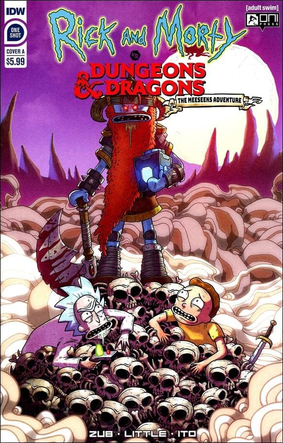Rick meg Morty vs Dungeons And Dragons: A Meeseeks Kaland 1A VF/NM ; IDW képregény