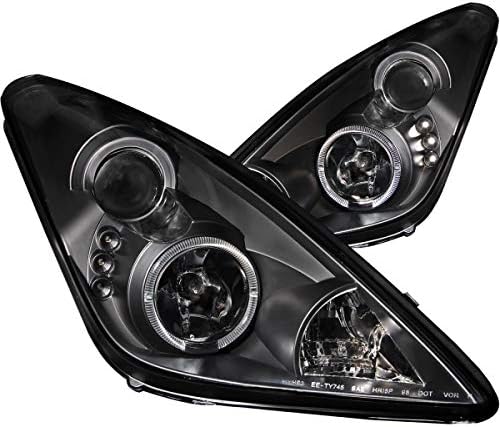 ANZO USA 121387 Fekete Glória Projektor Lámpa Toyota Celica