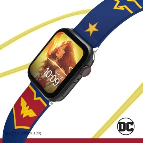 DC Comics - Smartwatch Zenekar - hatósági Engedéllyel rendelkező, Kompatibilis Minden Méret & Sorozat Apple Óra (óra nem