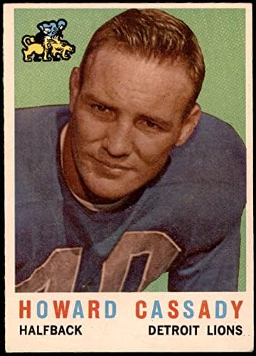 1959 Topps 85 Howard Cassady Detroit Lions (Foci Kártya) EX Oroszlánok Ohio St.