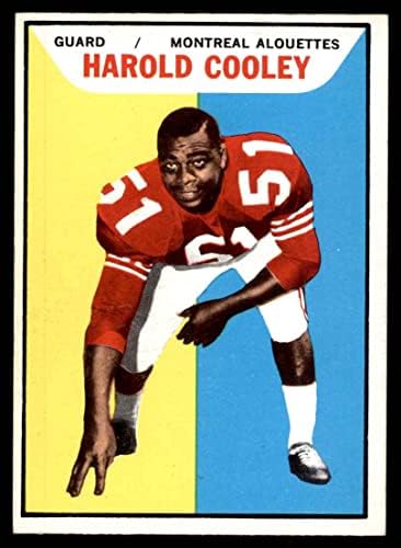 1965 Topps 62 Harold Cooley Montreal Alouettes (Foci Kártya) EX Alouettes Jackson St