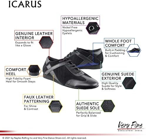Nagyon Jól Férfi Icarus Gyakorlat Sneaker a Bálterem Latin Tánc