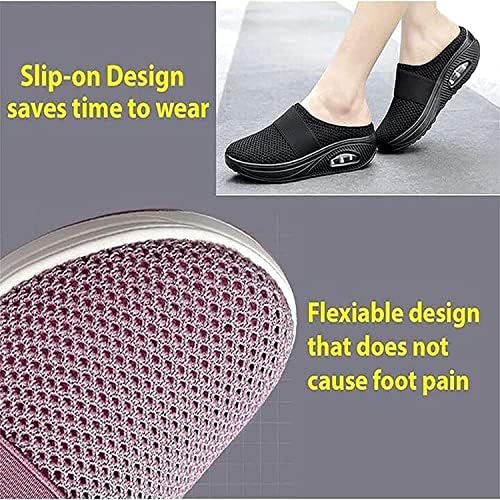 Yuxueff Air Cushion Slip-On Gyaloglás Cipő, Ortopéd Cukorbeteg Gyaloglás a Cipőt, Clark Air Cushion Slip-On Ortopéd Cukorbeteg