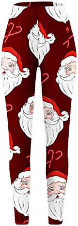 IIUS Karácsonyi Magas Derekú Nadrágot a Nők Plus Size Leggings Gnome Has Ellenőrzési Athletic Gym Fitness, Jóga Nadrág