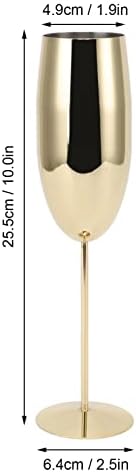 Fém Boros Üveget, Fémet, Üveget, Stabil Bázis Elegáns, széles Körben Használt Bankett(Arany Színű 260ml)