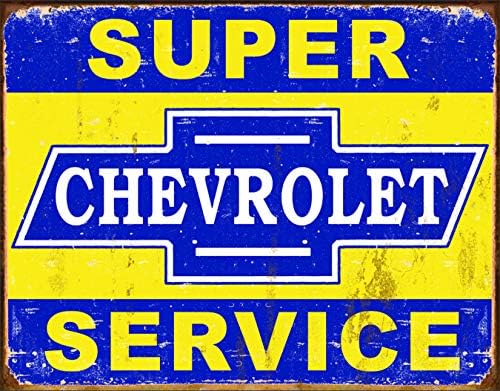 Kétségbeesett Vállalkozások Szuper Chevrolet Szolgáltató Adóazonosító Jele, - Nosztalgikus Vintage Fém Fali Dekor - Made