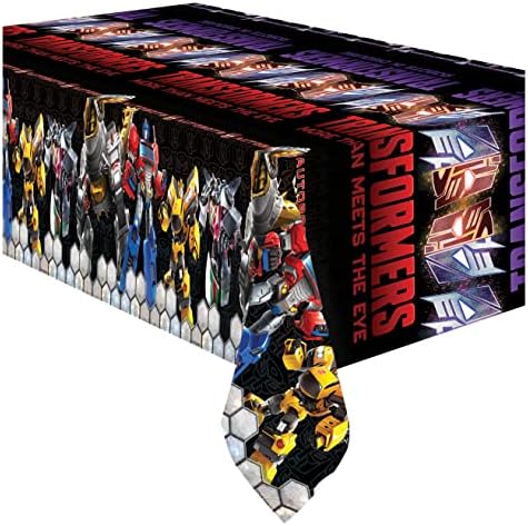 Kincsek Tehetséges Transformers Terítő - Pack 3 Transformers terítő a Szülinapi 54 x 108 Cm - Transformers Születésnapi Party