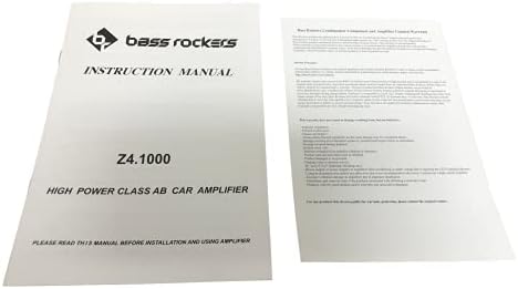 Basszus Rockerek 1000 Watt/ 340W RMS (Igaz Teljesítmény) 4 Csatornás Class AB Car Audio Sztereó Erősítő 4 Hangszóró vagy