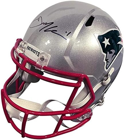 Julian Edelman Autogramot Sisak Replika Sebesség - Dedikált NFL Sisak