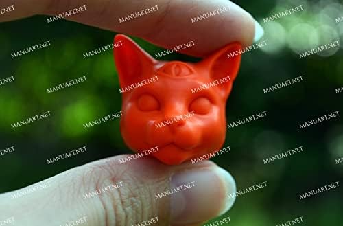 Mini Misztikus macska Fejét 3D Szilikon Penész, Gyertyát, szappant, Penész, Beton, Műgyanta, Boszorkány, Harmadik Szem, Tarot,