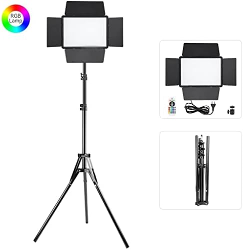 SLSFJLKJ RGB LED Videó Fény Fotózás 0-360° Színes Töltse Világítás Lámpa Panel CRI95+ 3000-6500K a Felvétel Élő Közvetítés