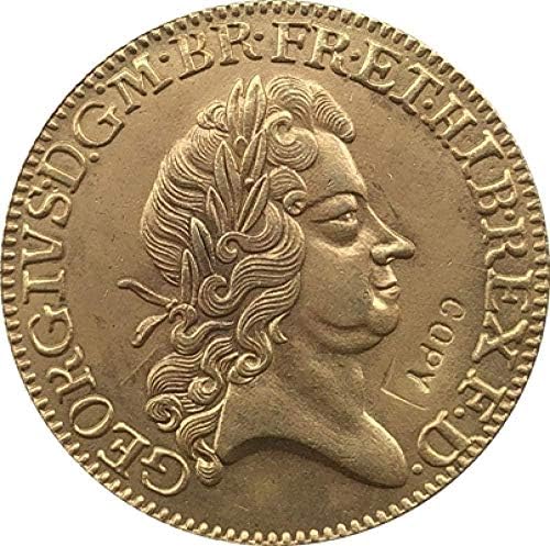 24 K Aranyozott 1723 Egyesült Királyság 1-Guinea - George Azt Érmék Másolás COPYCollection Ajándékok