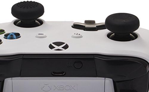 YoRHa Szilikon Borító Bőr Esetben a Microsoft Xbox One X & Xbox One S-Vezérlő x 1(Fekete) Pro Hüvelykujj Markolat 8 Db