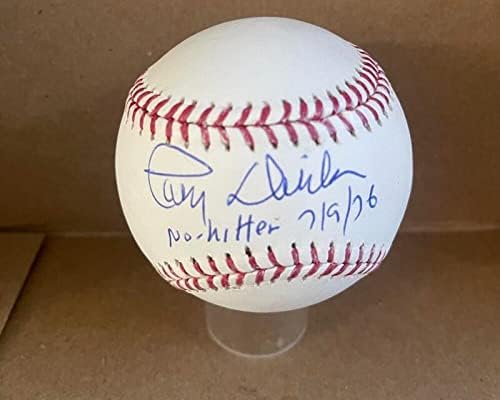 Larry Dierker Astros Nem Ütő 7/9/76 Aláírt M. l. Baseball Szövetség Ah46926 - Dedikált Baseball