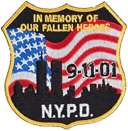 A RENDŐRSÉG 9-11 Memória amerikai Zászló Javítás, 9-11 Foltok