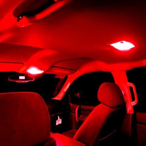 Alla Világítás 2x Szuper Fényes W5W 194 158 Piros LED Izzók Rendszám Első Oldalsó Helyzetjelző Lámpa Lámpa Kompatibilis 1993~1996