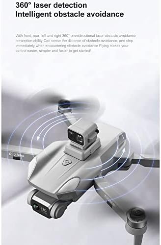 PRENDRE Összecsukható GPS Drón a 4K UHD Kamera Lézer Akadály Elkerülése Anti-Shake Felnőttek számára, Quadcopter a Brushless