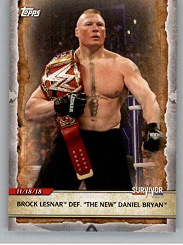 2020 Topps WWE Út WrestleMania 29 Brock Lesnar Birkózás Trading Card