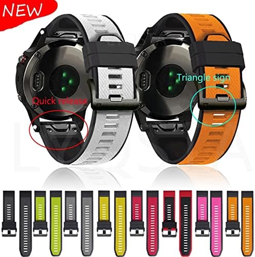DASEB 26 22mm Szilikon gyorskioldó Watchband Szíj, A Garmin Fenix 6X 6 6 Pro 5X 5 Plusz 3HR Enduro Smartwatch Easyfit Csuklópántot