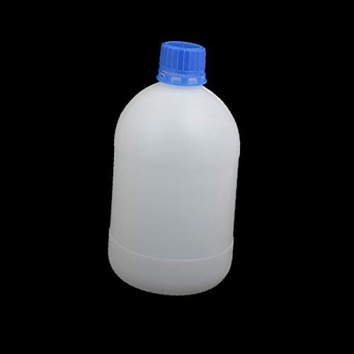 X-mosás ragályos 2 Db 1000ml Kék burkolat Fehér Műanyag Tér Tömítő Tároló Minta Reagens Üveg(2 Unidades 1000 ml Cubierta