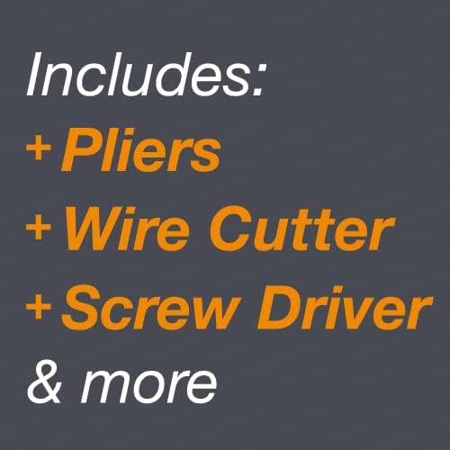Gerber Felszerelés Rácsos Többfunkciós 17 Eszközök: Kés, Konzervnyitó, Olló, Fogó, több, 4.35 Zárt (30-001343N) & Ivóvíz