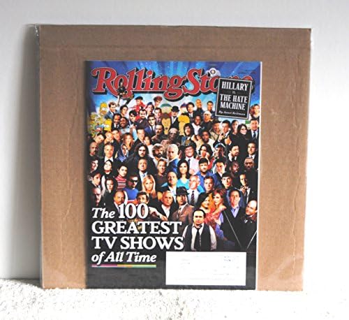 A Rolling Stone Magazin (október 6-os, -ban) A 100 Legnagyobb TV-Műsorok Minden idők Borító