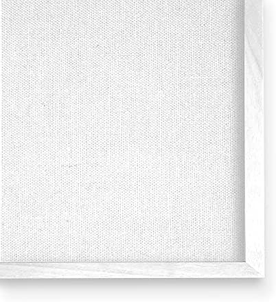 Stupell Iparágak Mosókonyha Vicces Szó Fürdőszoba Fekete, Design by Kimberly Allen Fehér Keretes Wall Art, 13 x 30, Szürke