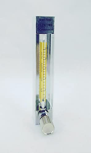 LZB -3WB, Üveg rotameter Áramlás Mérő Ellenőrző Szelep, Víz/levegő/Gáz, Mikro Úszó Áramlásmérő Nitrogén (Gáz 6~60 ml/min)