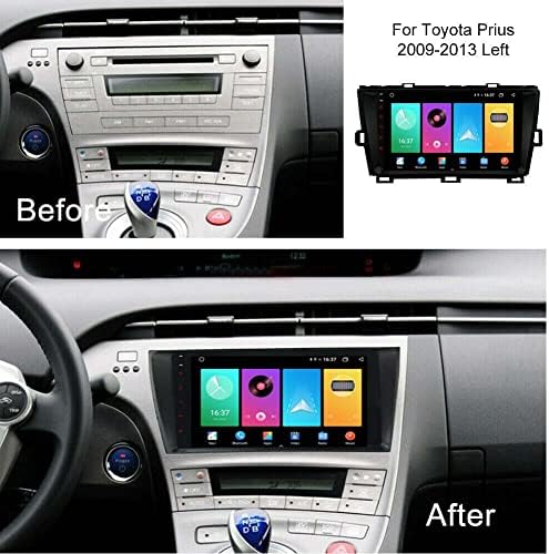 Autosion 9 hüvelykes Android 12 Autó Lejátszó GPS Navigációs Sztereó Toyota Prius 2009 2010 2011 2012 2013 2014 2015 fejegység