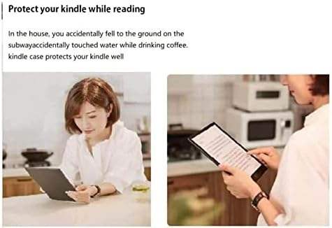 Esetében 6 Kindle Paperwhite(CSAK Illik 10 Generáció, 2018-Ban Megjelent), Prémium minőségű Anyag, burkolat Auto Sleep/Wake/Három