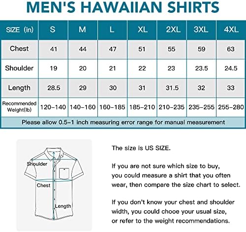 Férfi Hawaii-Aloha shirt Csomagok Virágos Trópusi Strand Alkalmi Le Gomb
