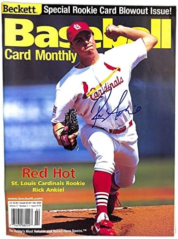 Rick Ankiel aláírt a St. Louis Cardinals 2000 Beckett Magazin 91689b50 - Dedikált MLB Magazinok