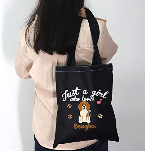 CMNIM Beagle Kutya Ajándékok Beagle Táska Beagle Ajándékok Lányoknak a Kutyák Szerető Ajándékok Csak egy Lány, Aki Szereti