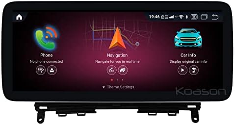 12.3 hüvelykes Android Képernyő-Frissítési Kijelző CarPlay 4G LTE Multimédia Lejátszó GPS Navigációt a Mercedes-Benz C-Osztály