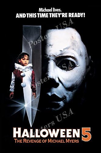 Plakátok USA-ban Halloween 5 A Bosszú Michael Myers FÉNYES KIVITELBEN Film Poszter - FIL903 (24 x 36 (61cm x 91,5 cm))