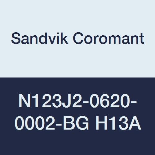 A Sandvik Coromant, N123J2-0620-0002-BG, míg titánhoz a h13a, CoroCut 1-2 Keményfém Üres, nem bevont, Semleges Vágás (Csomag