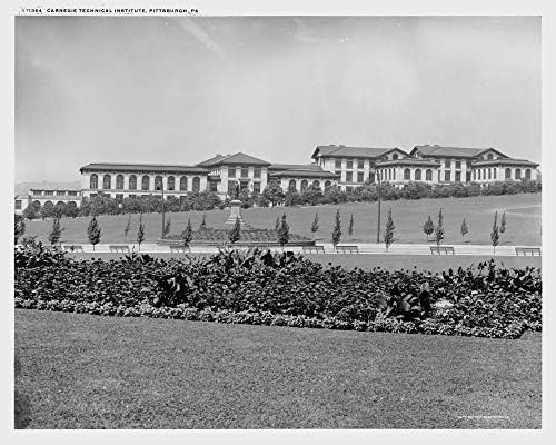 VÉGTELEN FÉNYKÉPEK 1900 Fotó: Carnegie Műszaki Intézet Mellon Egyetem | Pittsburgh, Pennsylvania | Vintage Fotó, Dekoráció