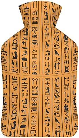 Egyiptomi Hieroglifák, Vagy Az Ókori Egyiptom Leveleket Plüss Víz Injekció Gumi Meleg Víz Táska Hordozható Forró Vizes Palackot