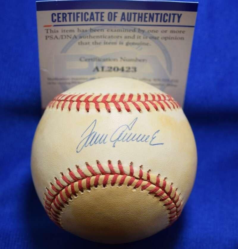 Tom Seaver PSA DNS-Coa Autogramot Nemzeti Liga Aláírt Baseball 2 - Dedikált Baseball