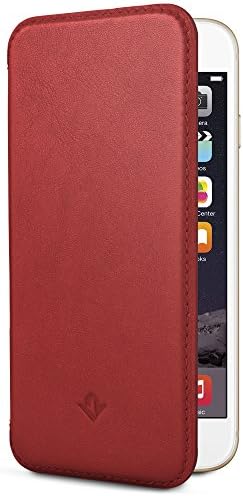 Twelve South SurfacePad az iPhone 6/6-os, piros | Ultra-Slim Luxus Bőr Borító + Display Állvány