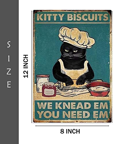 Fura, Fekete Macska, Cica, Fém Adóazonosító Jele, - Kitty Keksz Tudjuk Gyúrni Őket Kell Em - Vintage Sütés Jele az Otthoni