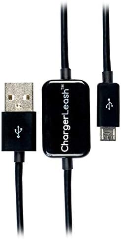 ChargerLeash nefelejcs USB-Kábel Beépített Riasztó - 2.0 Egy Férfi-Micro B - 6 Láb (1,8 Méter) Okostelefonok, MP3 Lejátszók,