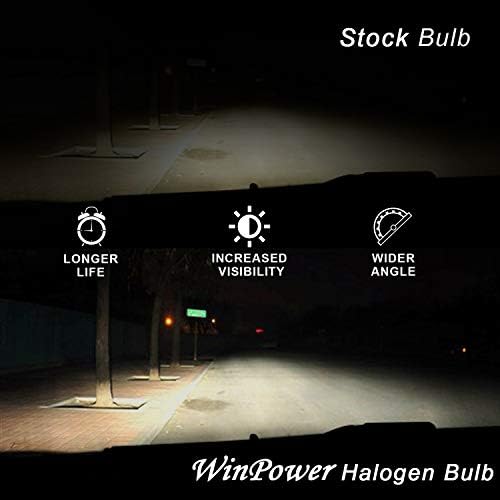 WinPower H4 60W 55W Nagy Fényerejű Halogén Fényszóró Izzó 9003 HB2 Motorkerékpár Lámpa Csere 5500K,2 darabos Csomag