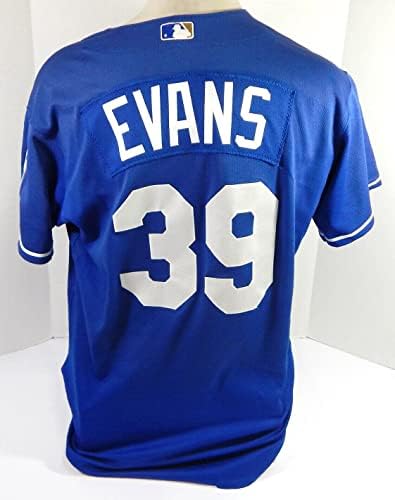 Kansas City Royals Evans 39 Játék Használt, Kék Mez Ext ST BP 48 DP39065 - Játék Használt MLB Mezek