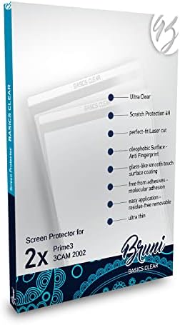 Bruni képernyővédő fólia Kompatibilis Prime3 3CAM 2002 Védő Fólia, Crystal Clear Védő Fólia (2X)